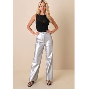 Silver Women's Pants